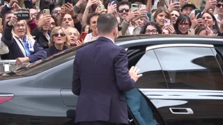 Watch: Princess of Wales greeted by cheering crowds as she arrives for day 1 of her Italy trip