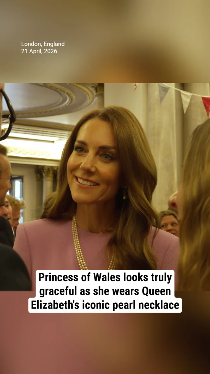 Princess of Wales looks truly graceful as she wears Queen Elizabeth's iconic pearl necklace
