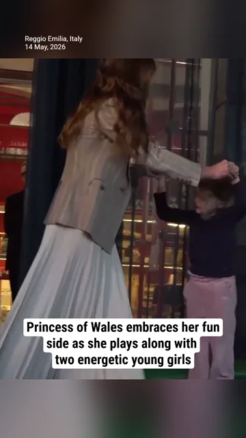 Princess of Wales embraces her fun side as she plays along with two energetic young girls