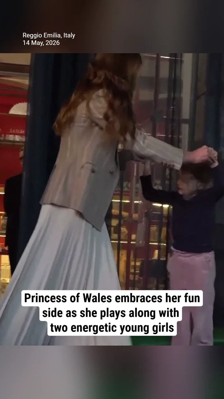 Princess of Wales embraces her fun side as she plays along with two energetic young girls
