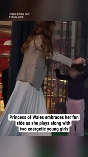 Princess of Wales embraces her fun side as she plays along with two energetic young girls