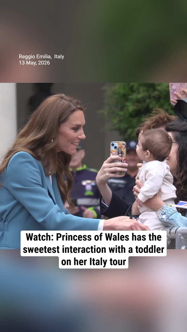 Watch: Princess of Wales has the sweetest interaction with a toddler on her Italy tour