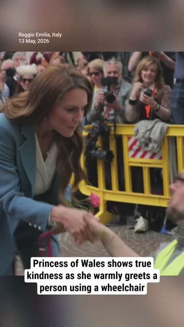 Princess of Wales shows true kindness as she warmly greets a person using a wheelchair