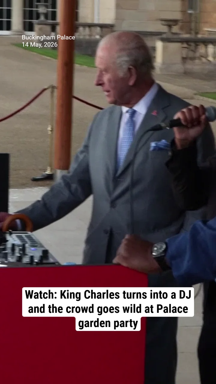 Watch: King Charles turns into a DJ and the crowd goes wild at Palace garden party