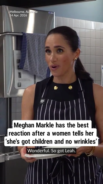 Meghan Markle has the best reaction after a women tells her ‘she's got children and no wrinkles’