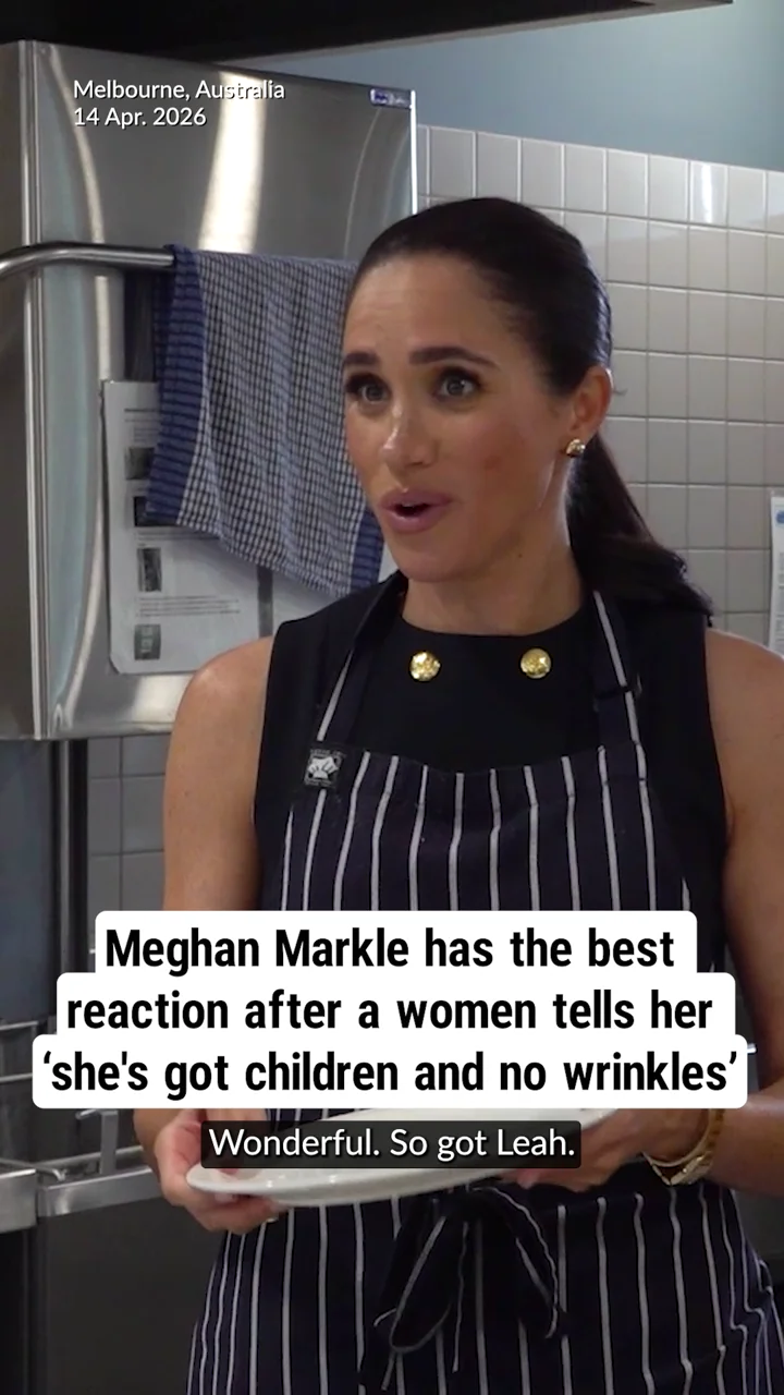 Meghan Markle has the best reaction after a women tells her ‘she's got children and no wrinkles’