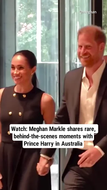 Meghan Markle shares rare, behind-the-scenes moments with Prince Harry in Australia