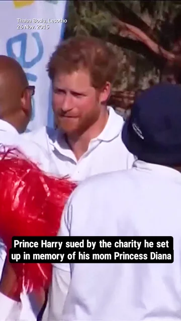 Prince Harry sued by the charity he set up in memory of his mom Princess Diana