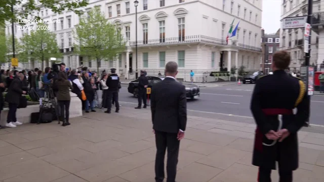 Watch King Charles get greeted by Lady Sarah Chatto with two kisses and the perfect curtsy