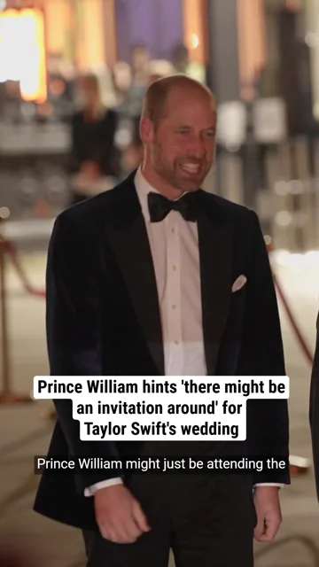 Prince William hints “there might be an invitation around” for Taylor Swift’s wedding