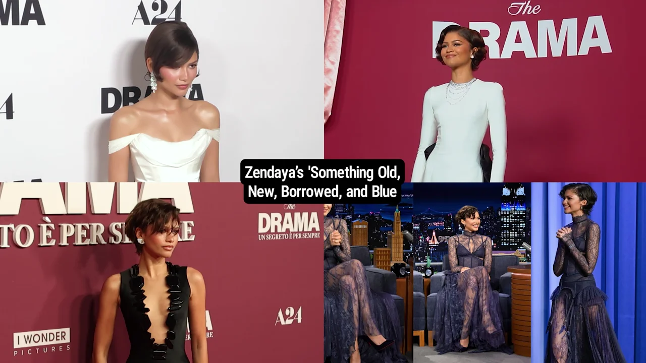 Zendaya’s 'Something Old, New, Borrowed, and Blue’ Looks From ‘The Drama’ Press Tour