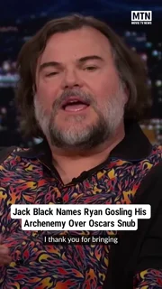 Jack Black Names Ryan Gosling His Archenemy Over Oscars Snub