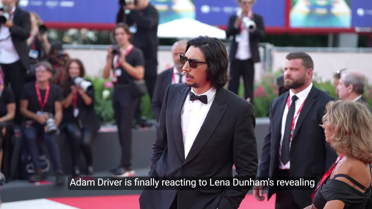 Adam Driver cheekily reacts to Lena Dunham accusing him of being aggressive on HBO's 'Girls'