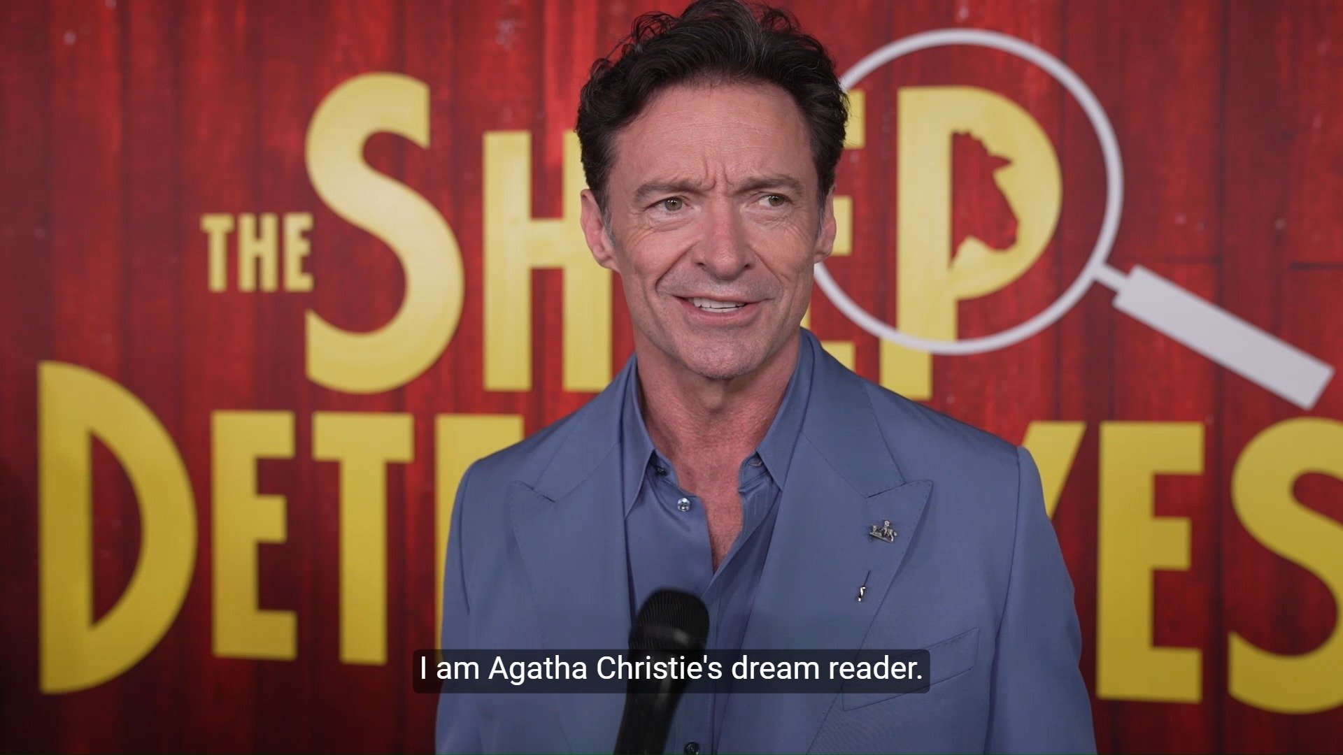 Hugh Jackman on being baited by Agatha Christie and crying over the script for 'The Sheep Detectives'