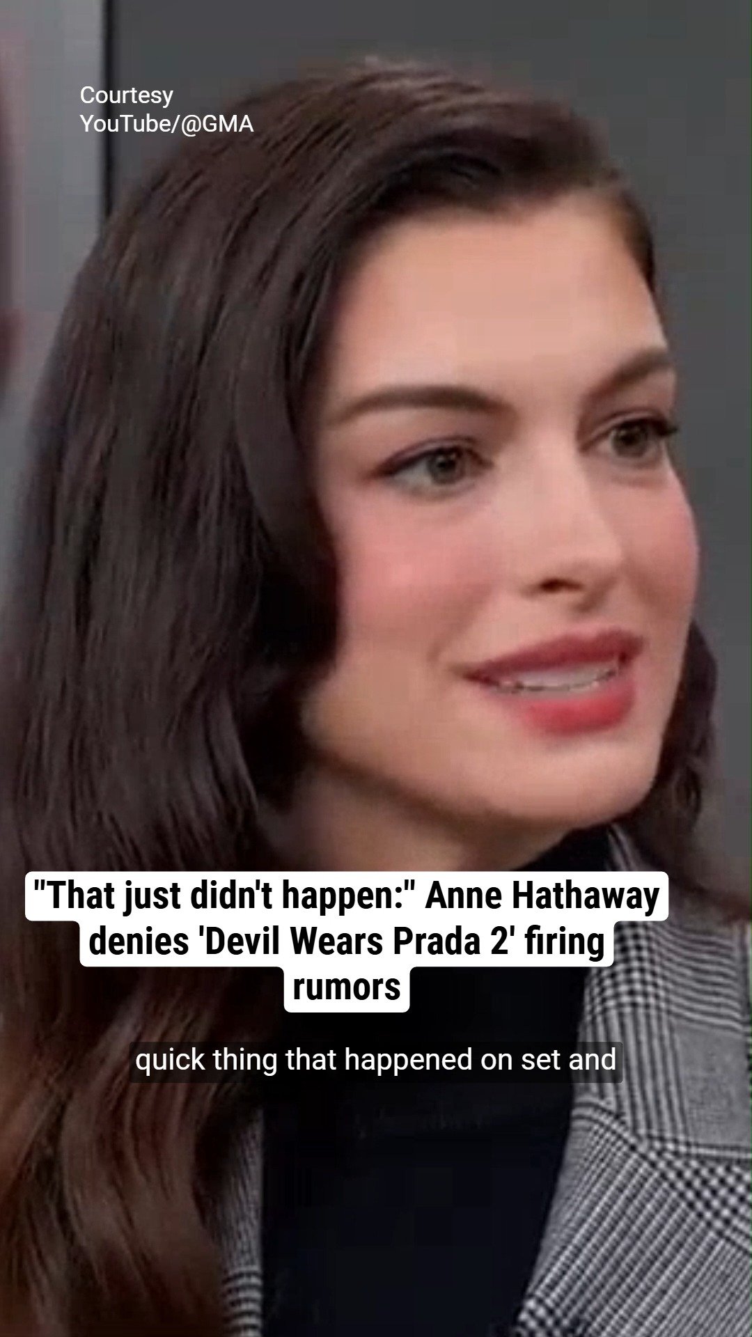 "That just didn't happen:" Anne Hathaway shuts down 'Devil Wears Prada 2' firing rumors