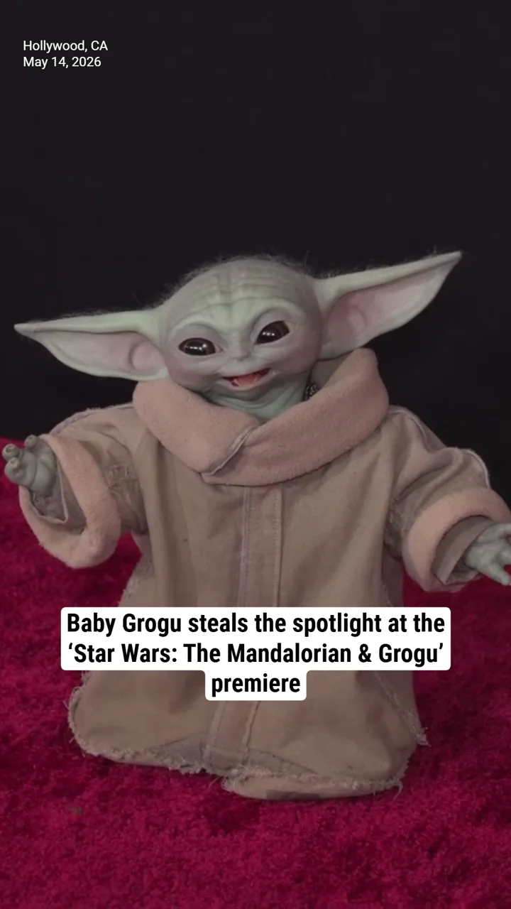 Baby Grogu steals the spotlight at the ‘Star Wars: The Mandalorian & Grogu’ premiere