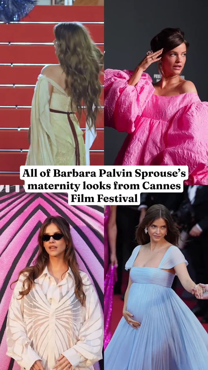 All of Barbara Palvin Sprouse’s maternity looks from Cannes Film Festival