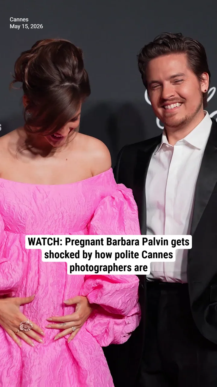 WATCH: Pregnant Barbara Palvin gets shocked by how polite Cannes photographers are