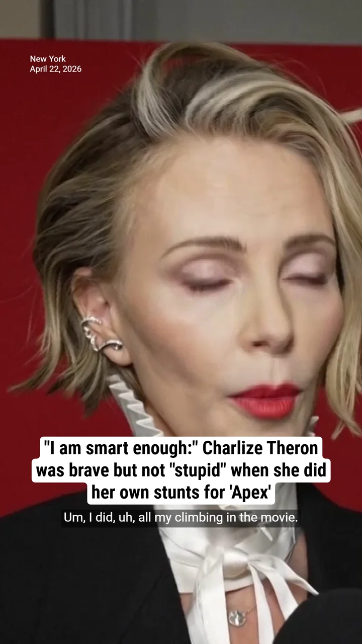 "I am smart enough:" Charlize Theron was brave but not "stupid" when she did her own stunts for 'Apex'