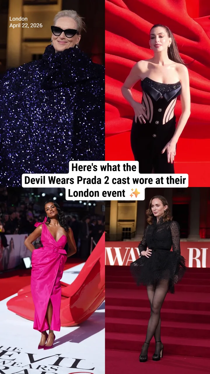Here's what the Devil Wears Prada 2 cast wore at their London event ✨