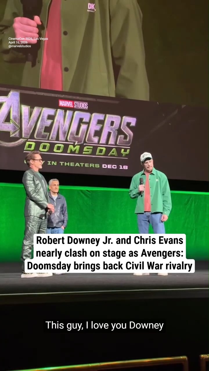 Robert Downey Jr and Chris Evans 'clash' onstage as Avengers: Doomsday brings back Civil War rivalry