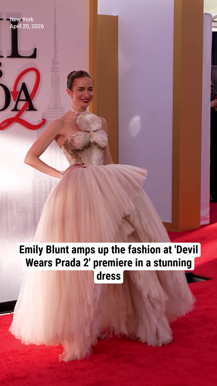 Emily Blunt amps up the fashion at 'Devil Wears Prada 2' premiere in a stunning dress