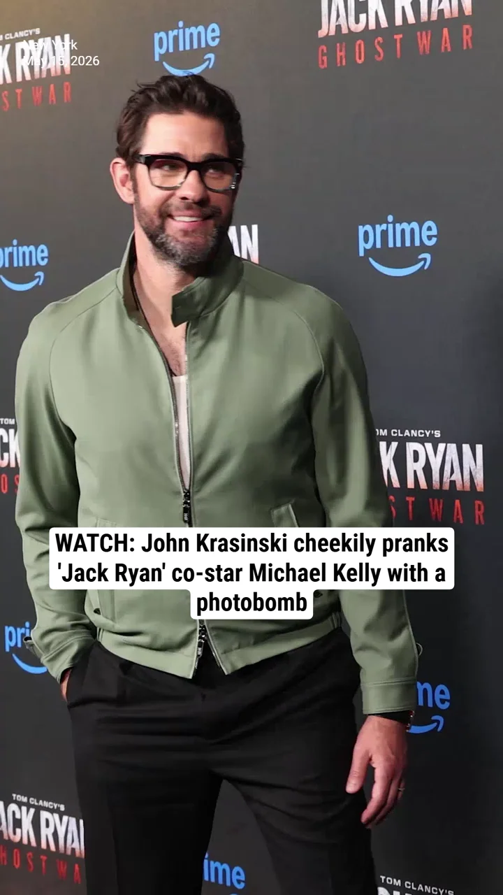 WATCH: John Krasinski cheekily pranks 'Jack Ryan' co-star Michael Kelly with a photobomb