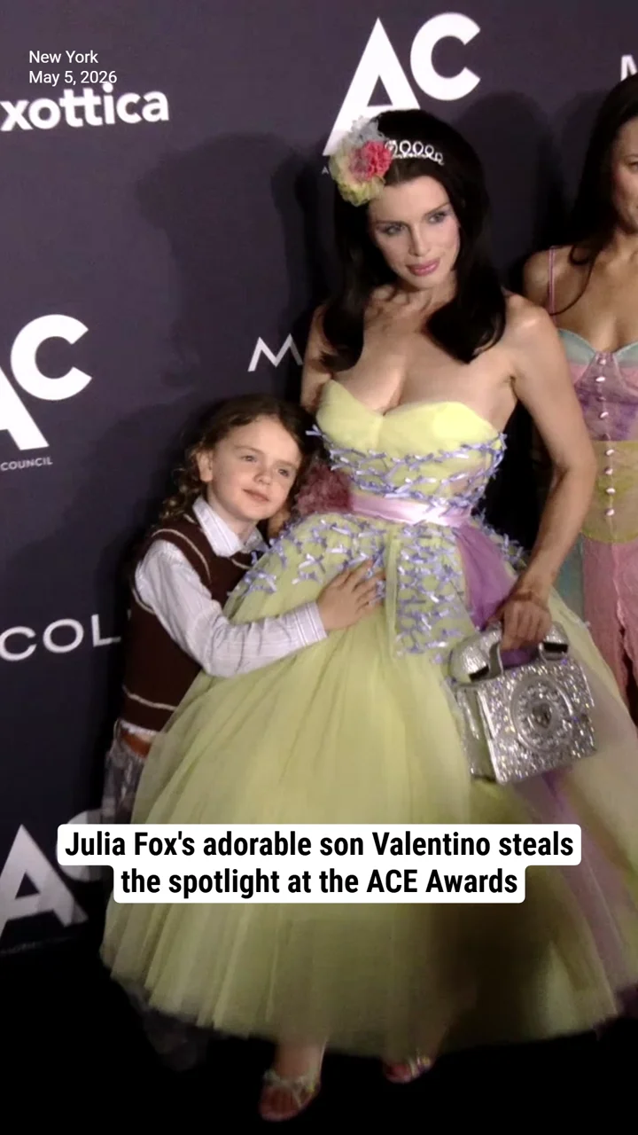 Julia Fox's adorable son Valentino steals the spotlight at the ACE Awards