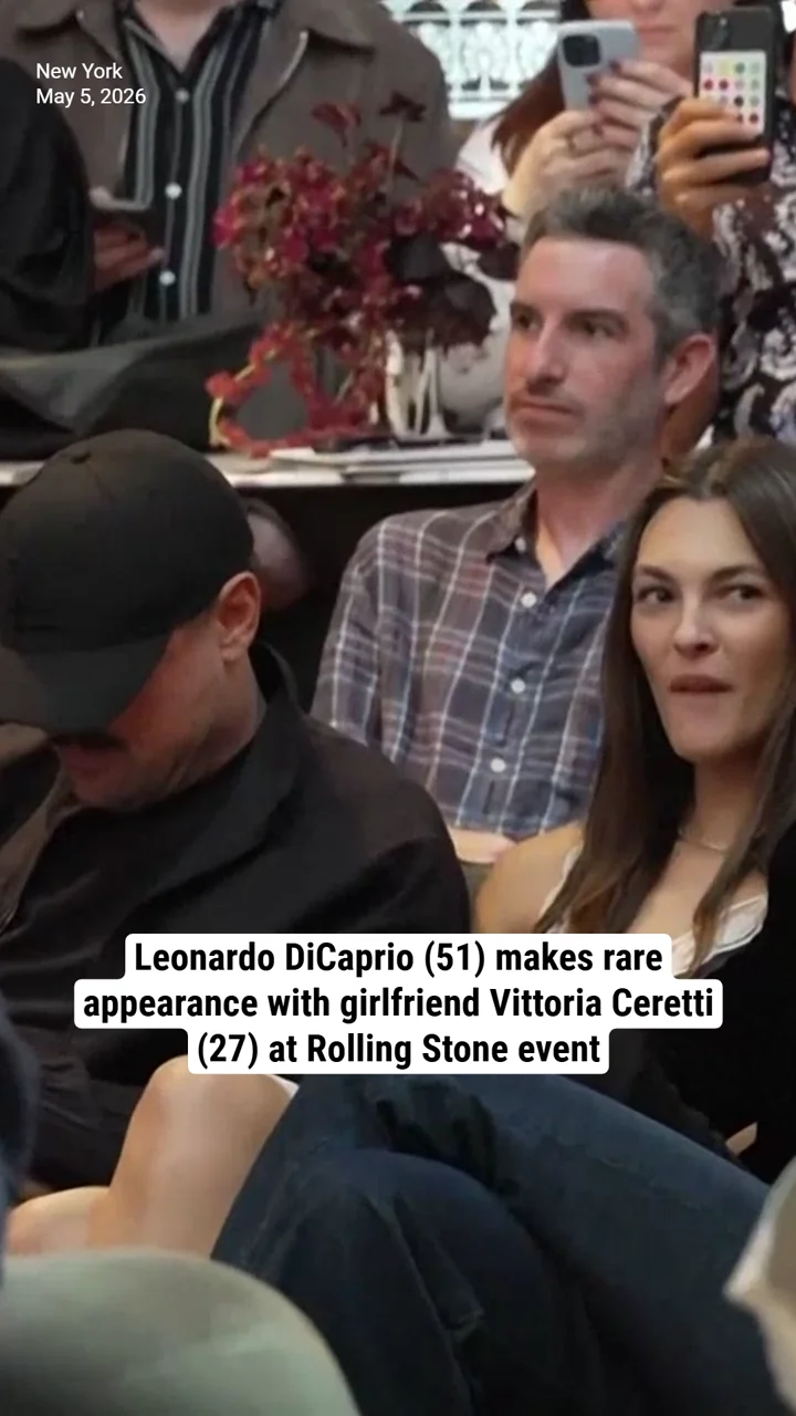 Leonardo DiCaprio (51) makes rare appearance with girlfriend Vittoria Ceretti (27) at Rolling Stone event