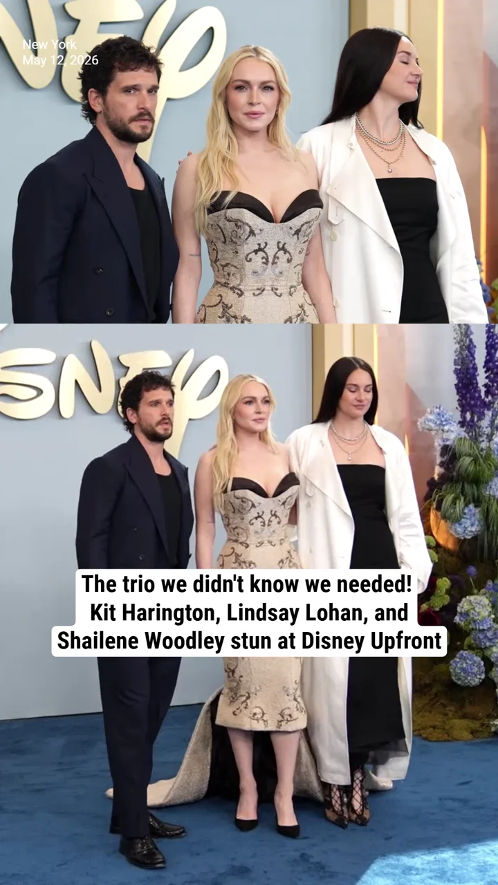 The trio we didn't know we needed! Kit Harington, Lindsay Lohan, and Shailene Woodley stun at Disney Upfront
