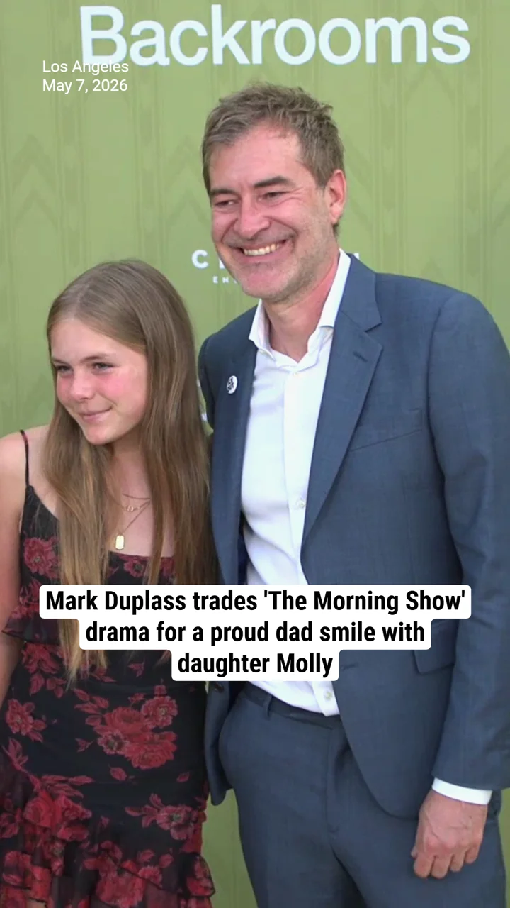 Mark Duplass trades 'The Morning Show' drama for a proud dad smile with daughter Molly