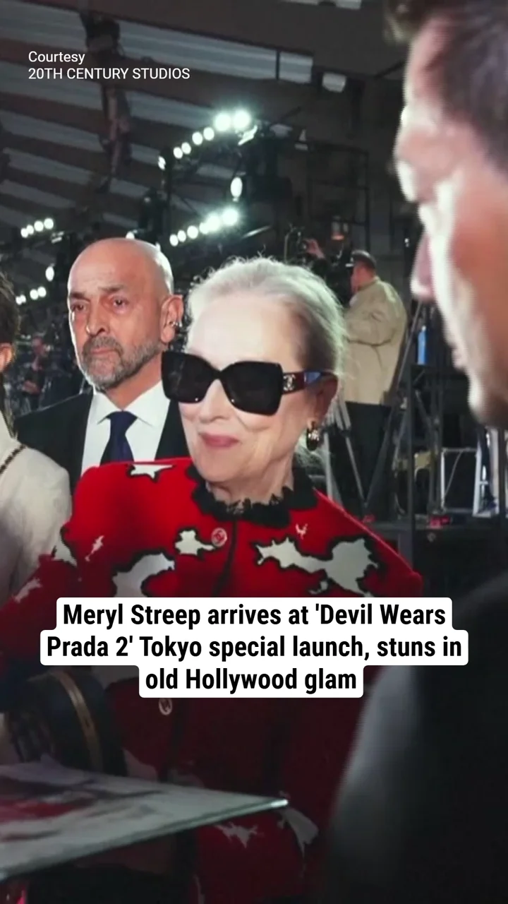 Meryl Streep arrives at 'Devil Wears Prada 2' Tokyo special launch, stuns in old Hollywood glam