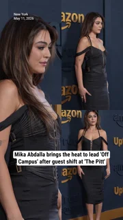 Mika Abdalla brings the heat to lead 'Off Campus' after guest shift at 'The Pitt'