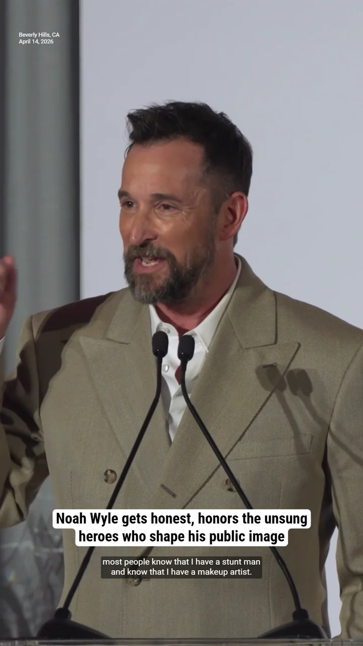 Noah Wyle gets honest, honors the unsung heroes who shape his public image
