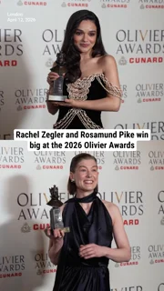 Rachel Zegler and Rosamund Pike win big at the 2026 Olivier Awards