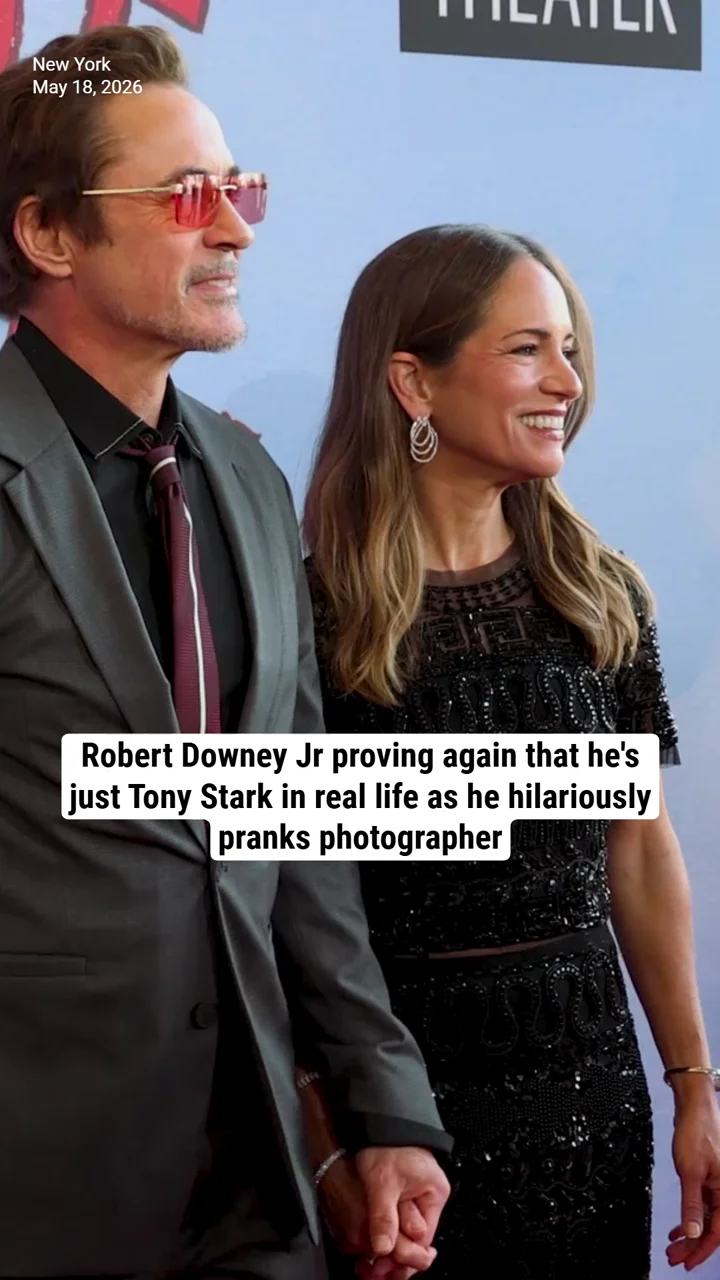 Robert Downey Jr proving again that he's just Tony Stark in real life as he hilariously pranks photographer