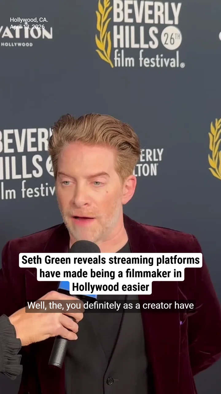 Seth Green reveals streaming platforms have made being a filmmaker in Hollywood easier