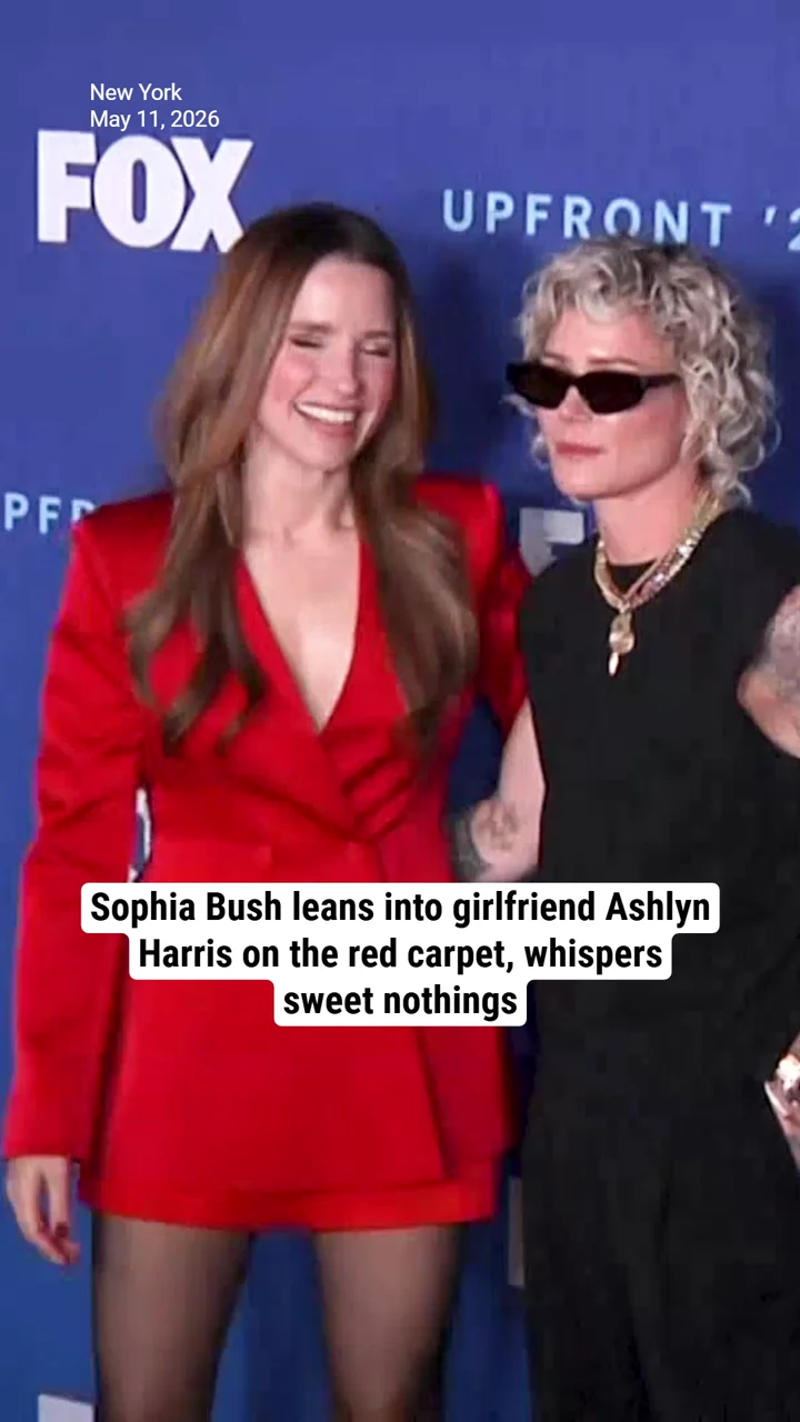 Sophia Bush leans into girlfriend Ashlyn Harris on the red carpet, whispers sweet nothings