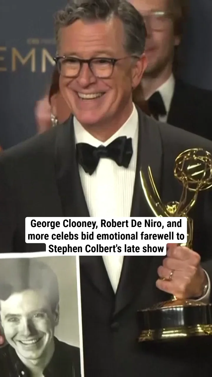 George Clooney, Robert De Niro, and more celebs bid emotional farewell to Stephen Colbert's late show