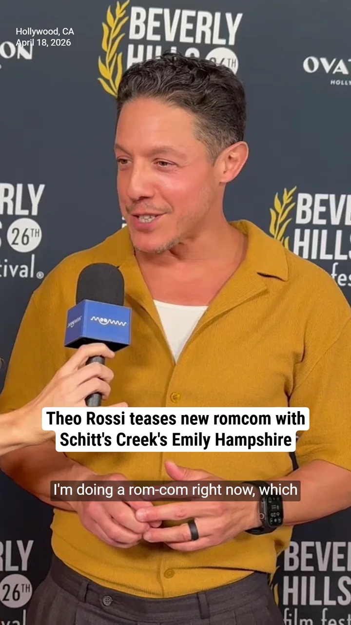 Theo Rossi teases new romcom with Schitt's Creek's Emily Hampshire