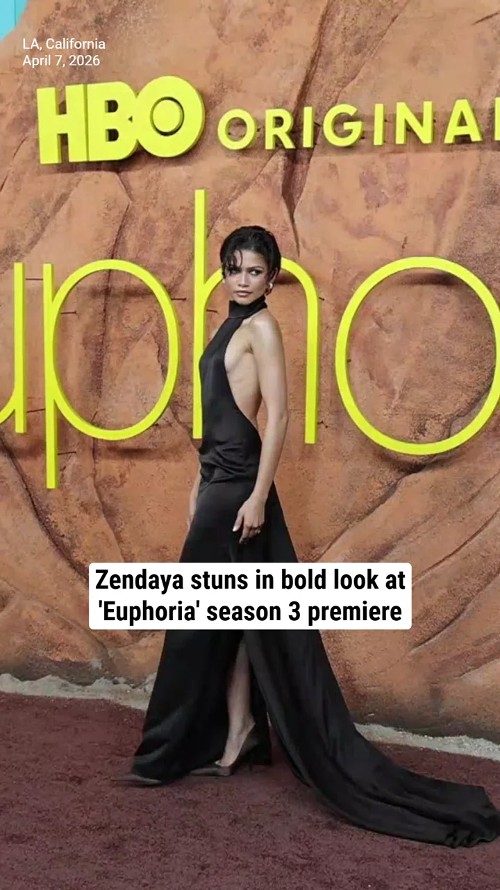 Zendaya stuns in bold look at 'Euphoria' season 3 premiere