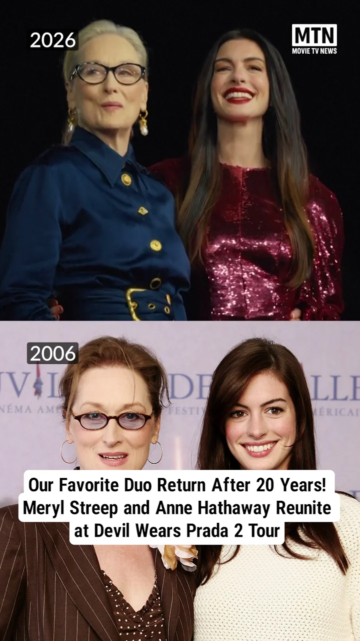 Meryl Streep and Anne Hathaway Are Back Together After 20 Years on The Devil Wears Prada 2 Tour