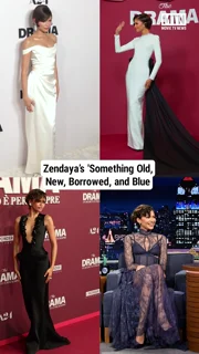 Zendaya’s 'Something Old, New, Borrowed, and Blue' Looks From 'The Drama' Press Tour