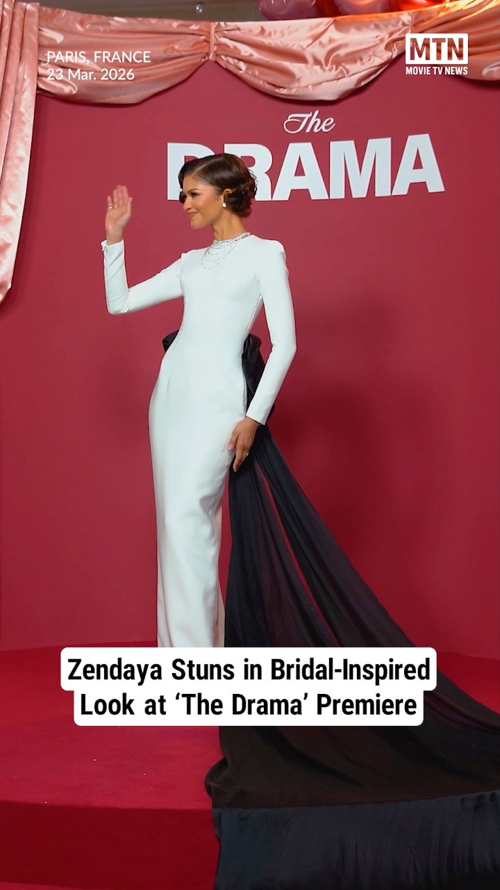 Zendaya Stuns in Bridal-Inspired Look at ‘The Drama’ Premiere
