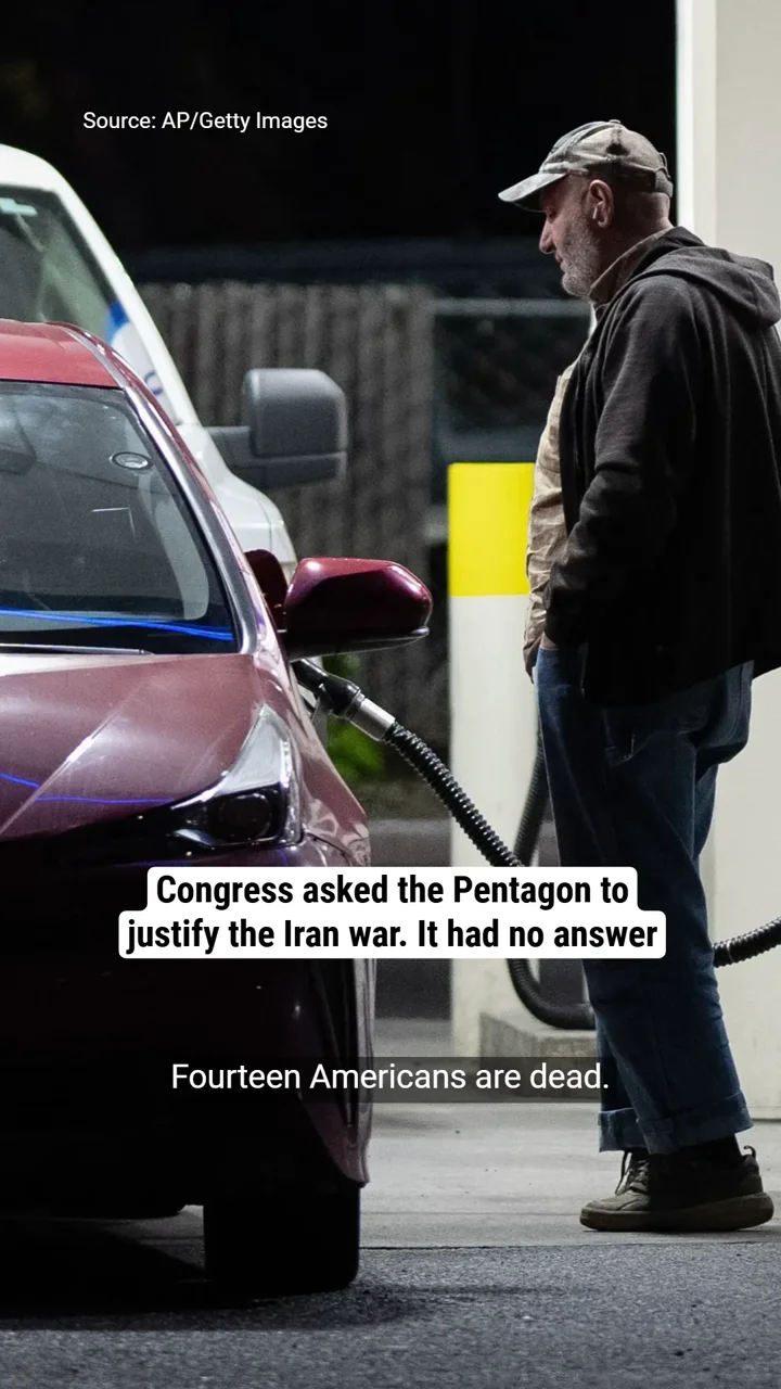 Congress asked the Pentagon to justify the Iran war. It had no answer