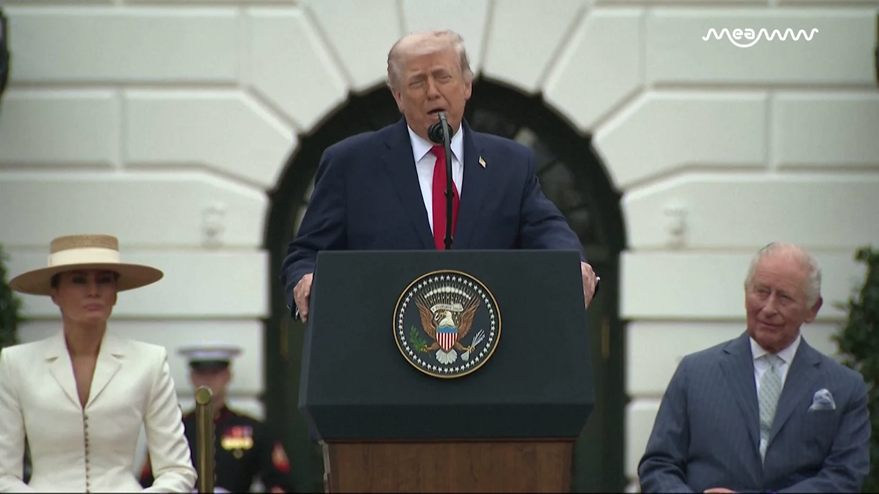 Watch: King Charles Blushes As Donald Trump Recalls His Mom Having a Crush On Him