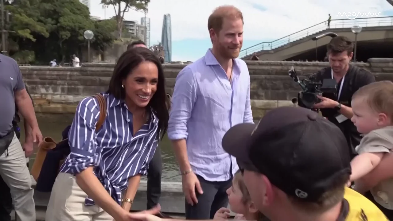 Watch Prince Harry's Sweet Dance With Young Girl As Veteran Father Gifts Him Custom Flip-Flops