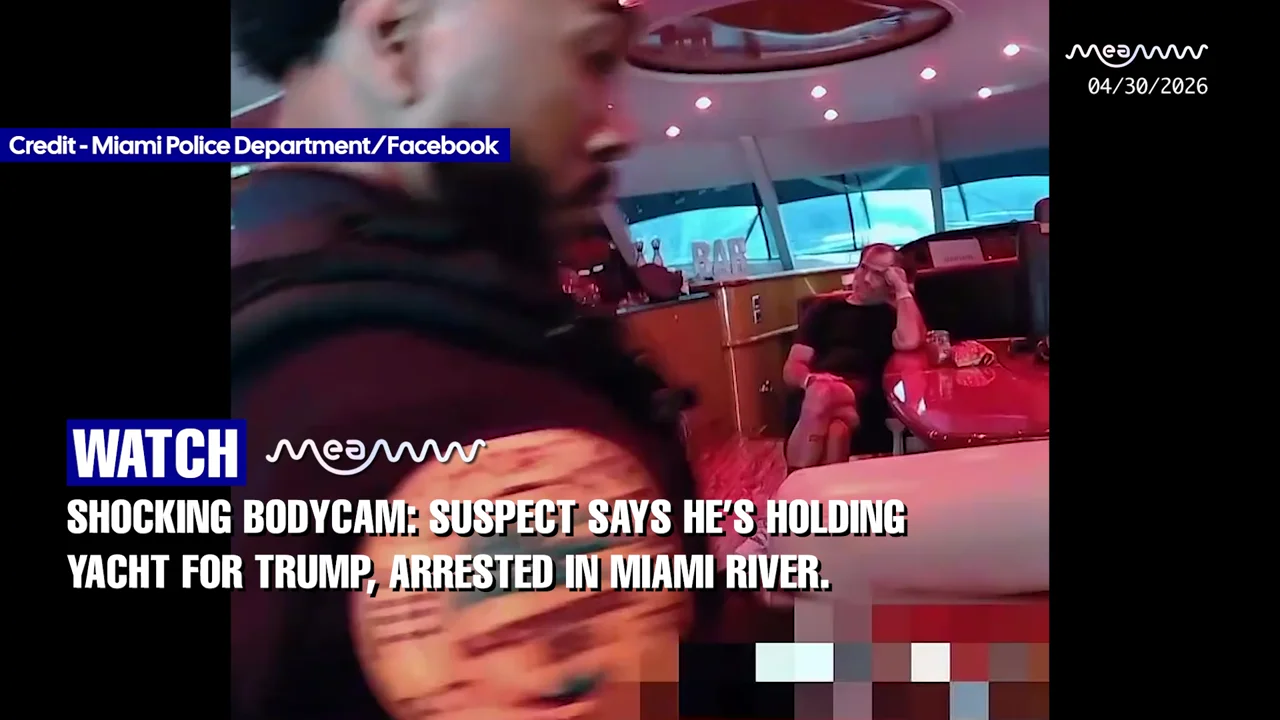 "This Is Trump's Yacht!" - Man Arrested After Trespassing on Yacht in Miami in Bizarre Viral Footage