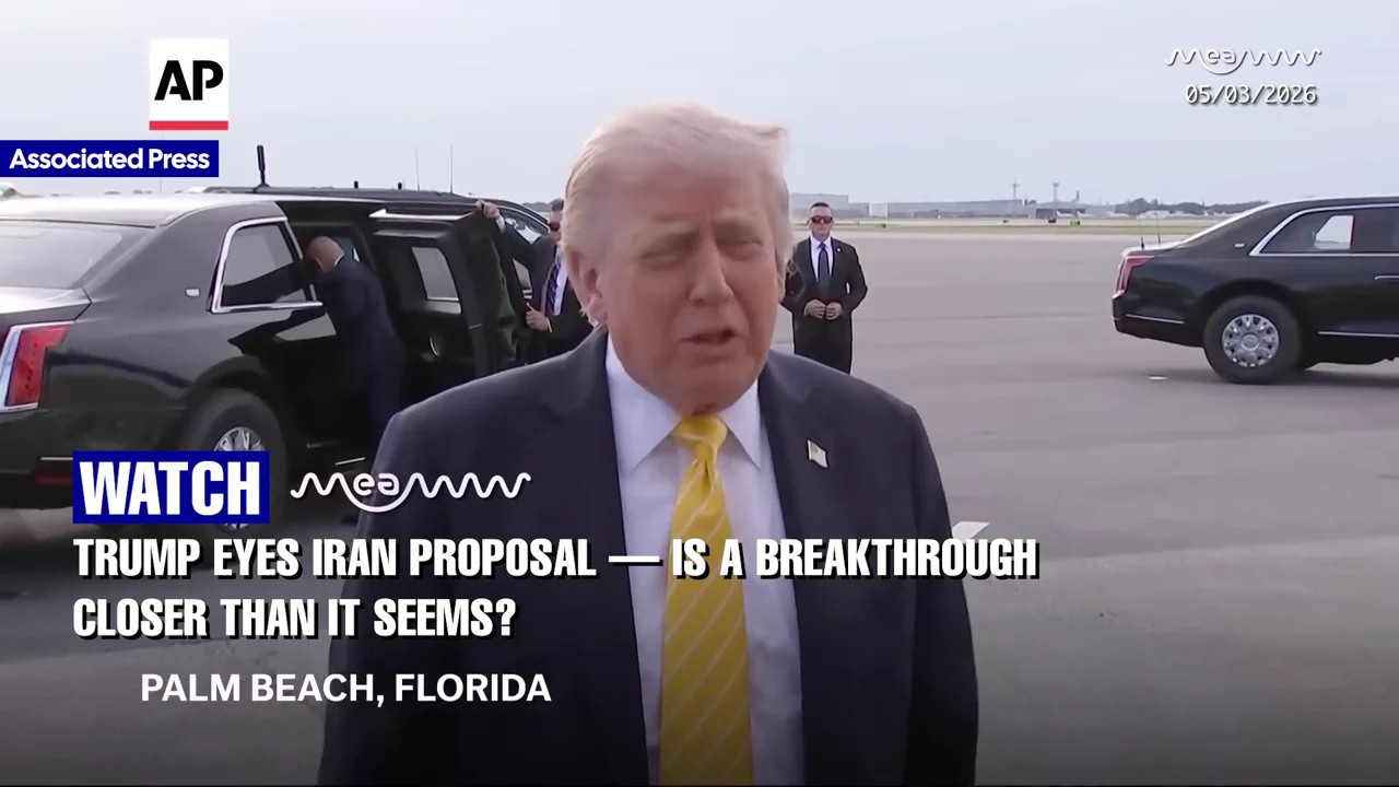 WATCH: Trump Reviews Peace Deal Offer While Putting Iran In The Backseat!