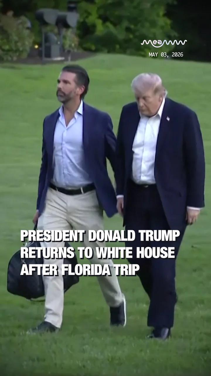 President Donald Trump Returns to White House after Florida Trip